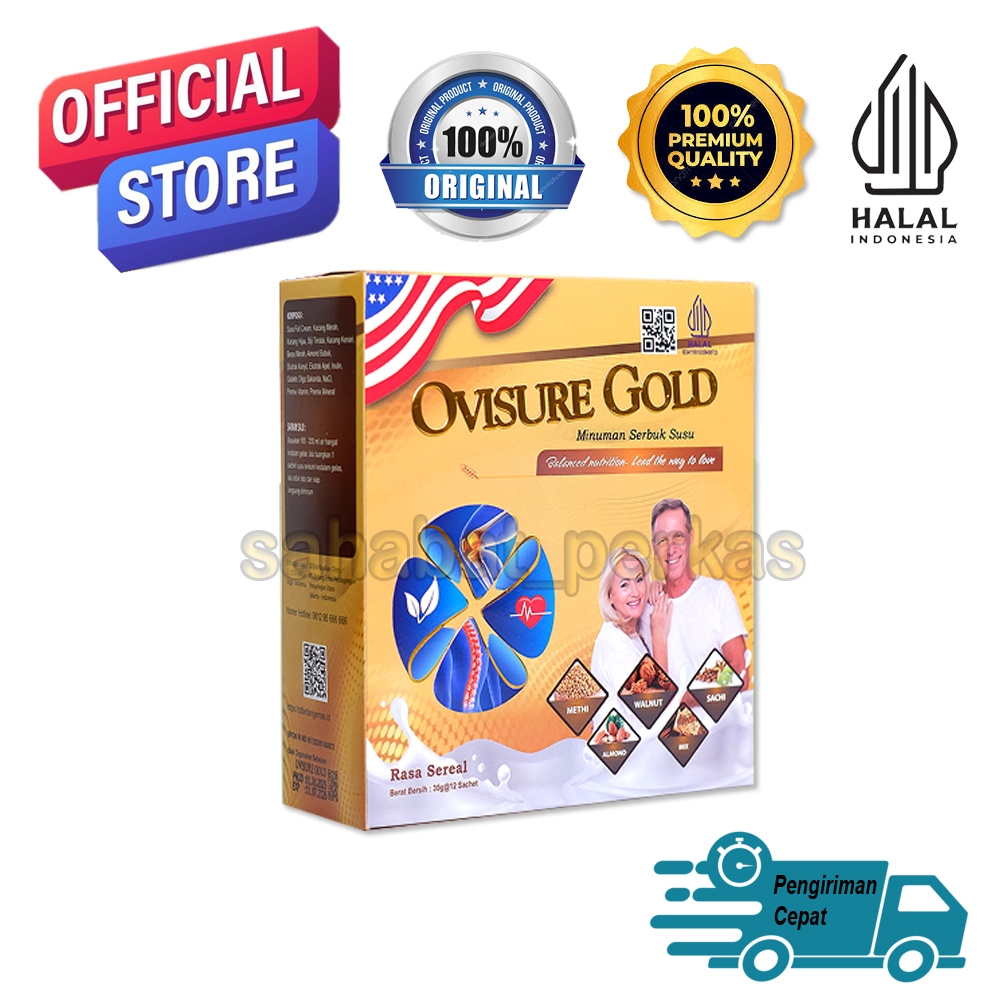 

1 BOX OVISURE GOLD ASLI ORIGINAL USA - SUSU PENGOBATAN TULANG DAN SENDI PALING AMPUH