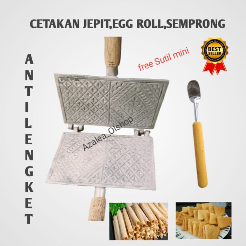 CETAKAN KUE JEPIT,EGG ROLL,SEMPRONG
