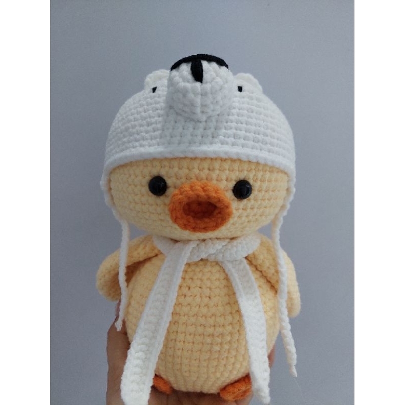 Duck Crochet Jumbo/ Boneka Bebek Rajut Lucu/ Bebek Rajut/ Boneka Bebek