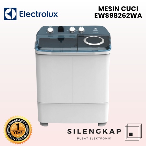 Electrolux Mesin Cuci 2 Tabung 8KG EWS98262