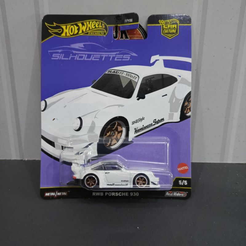 Hot wheels porsche Rwb silhouette white