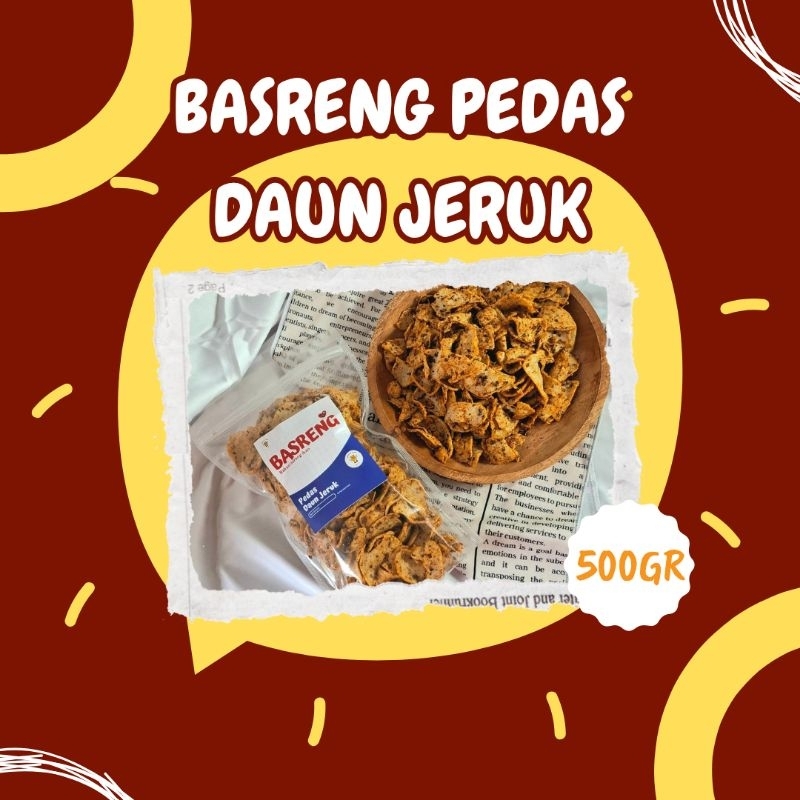 

BASRENG PEDAS DAUN JERUK GARING & RENYAH BY ANGKAPUTFOOD 500 GR