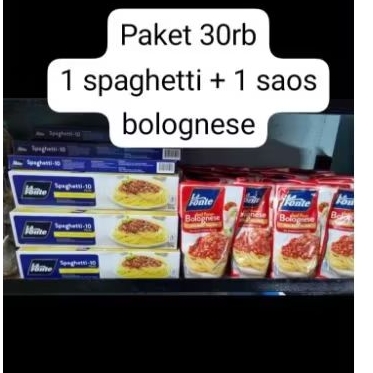

paket spaghetti+saos