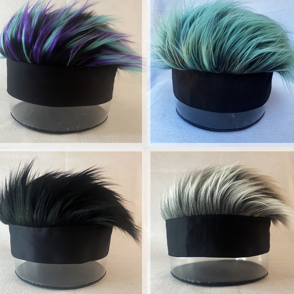 KODE Q76A Topi Rambut Palsu Topi Wig Pria Cosplay Anime Naruto Bahan PREMIUM Korea Topi Bulu Viral
