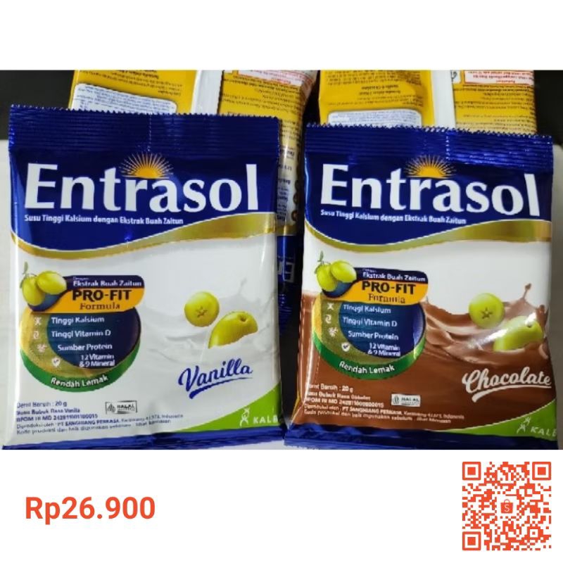 

Susu entrasol kemasan renceng isi 10 pcs