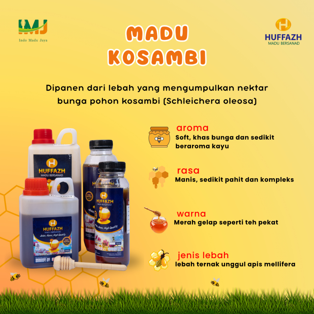 

MADU MURNI KOSAMBI | MADU HUFFAZH – 100% ASLI DARI ALAM | MADU BERSANAD