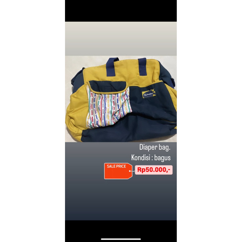 diaper bag (preloved)