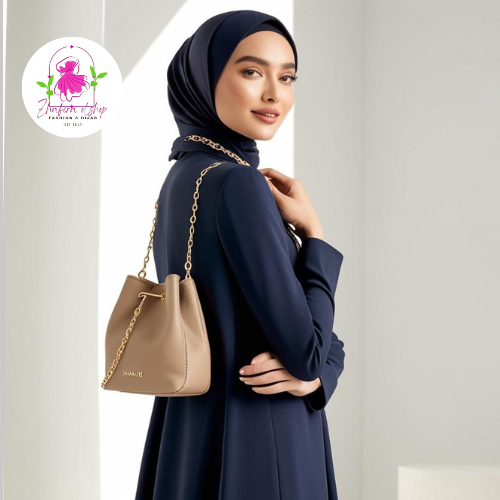 Tas Rantai Wanita Elegan | Tas Bahu Mini Glossy Fashion Korea Kekinian