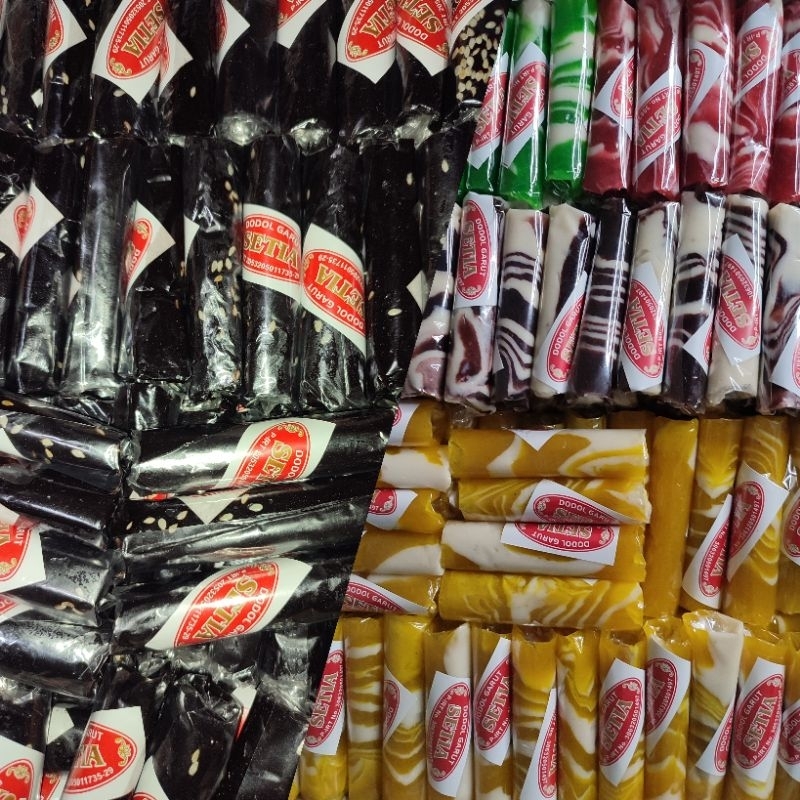 

dodol ketan hitam dan dodol zebra garut 1kg oleh oleh garut enak