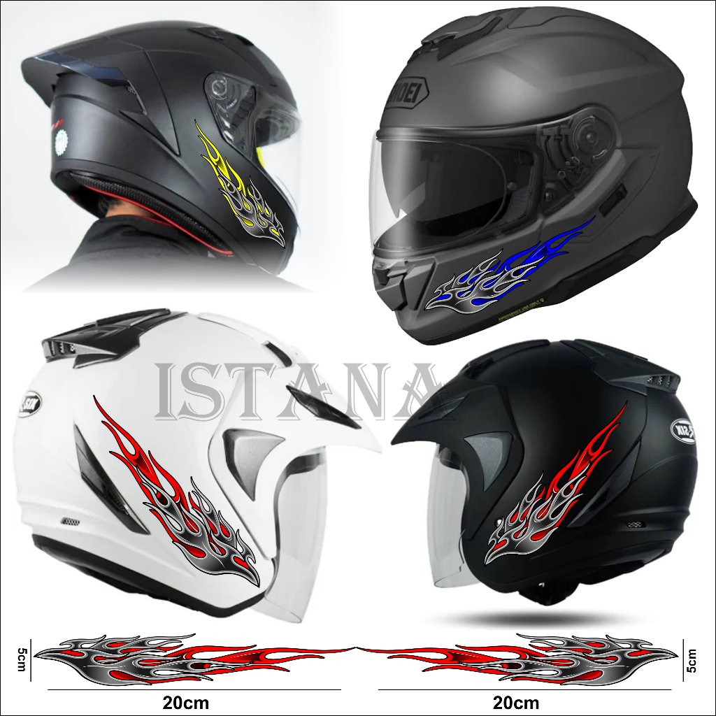 STIKER HELM API / STIKER LIS HELM API cutting stiker helm helem / helm cowok helm bogo / helm racing