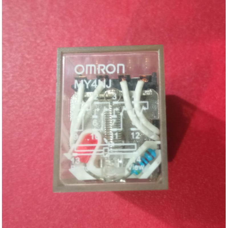 RELAY MERK OMRON 24 VOLT 14 PIN KAKI MY4NJ