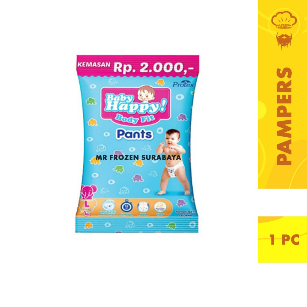 Baby Happy Pampers Popok Bayi Ukuran S M L XL