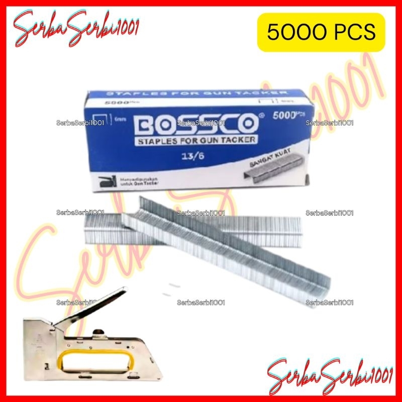 

ISI GUN TACKER / ISI STAPLES TEMBAK 5000 PCS / GUNTACKER