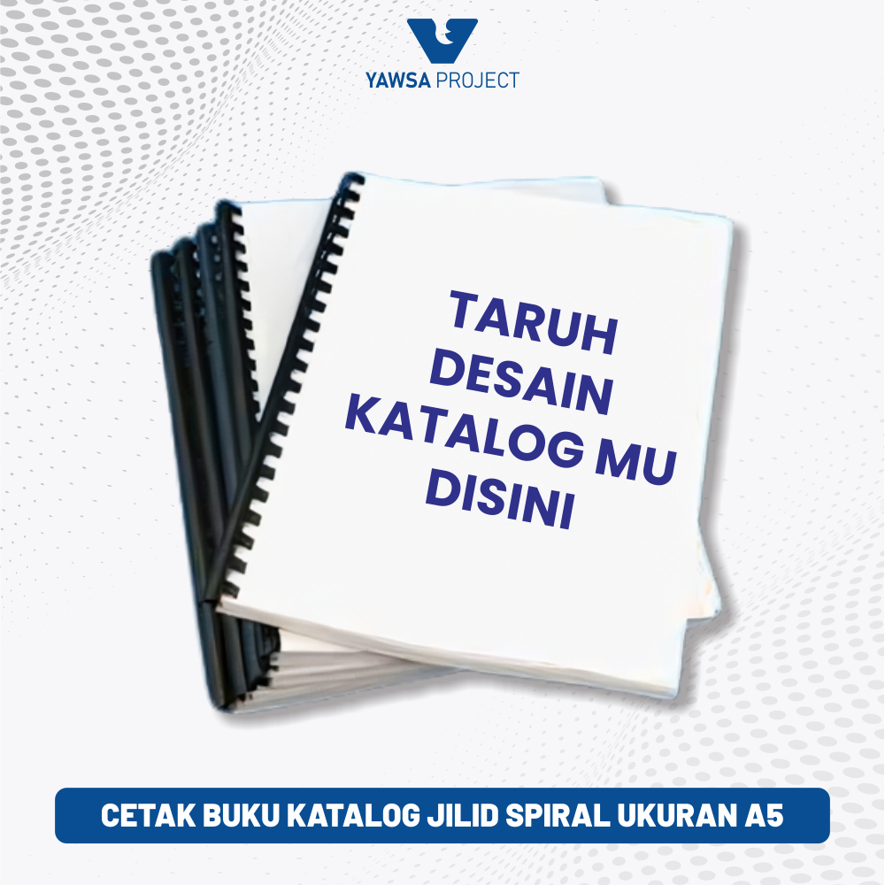 

Cetak Buku Katalog Jilid Spiral - Ukuran A5