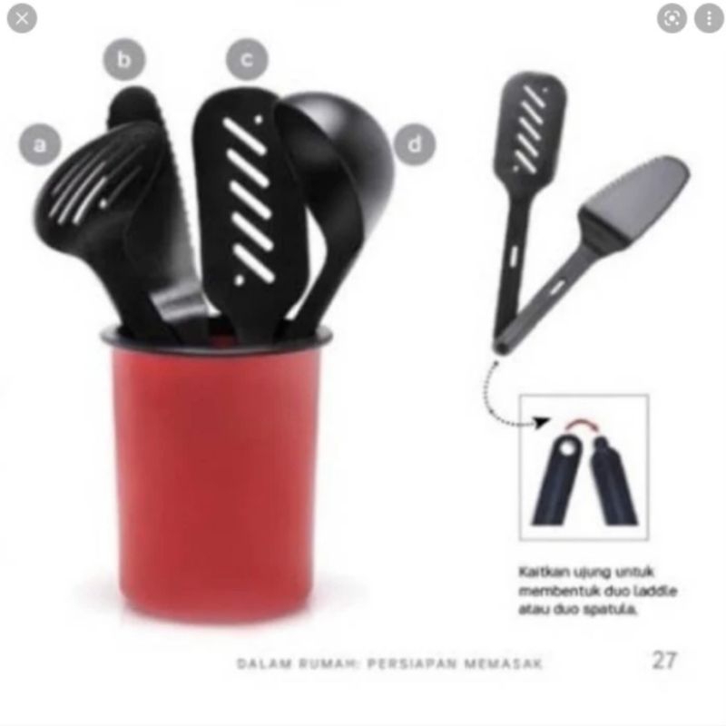 Kitchen Duo Tupperware /spatula original tupperware