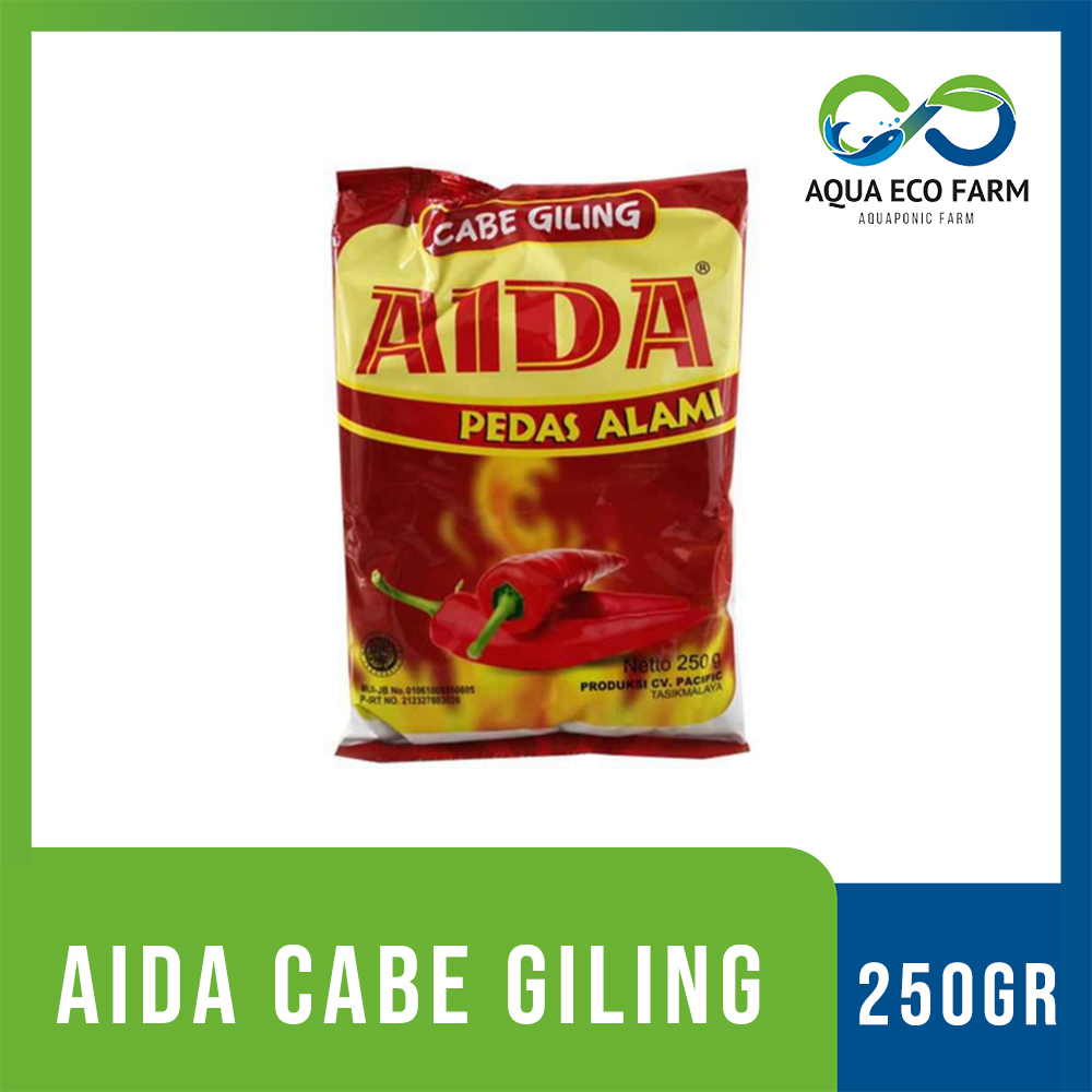 

[AquaEcoFarm] AIDA Cabe Bubuk Giling Pedas ALAMI / AIDA BUBUK CABE 250GR 500GR