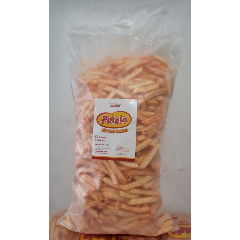 

POTETO SNACK STIK KENTANG BALADO 1KG