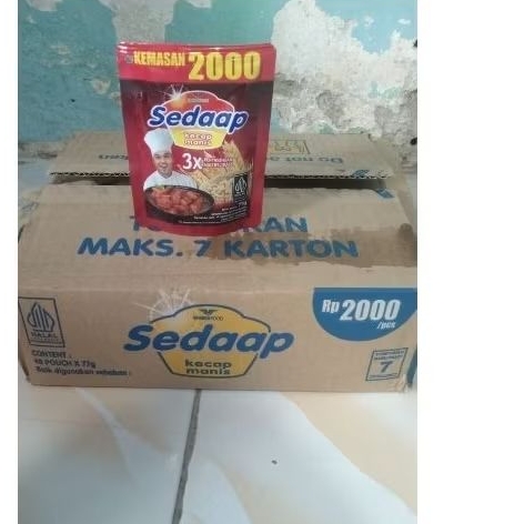 

Kecap Sedaap Manis 77 gram Murah ecer 2000
