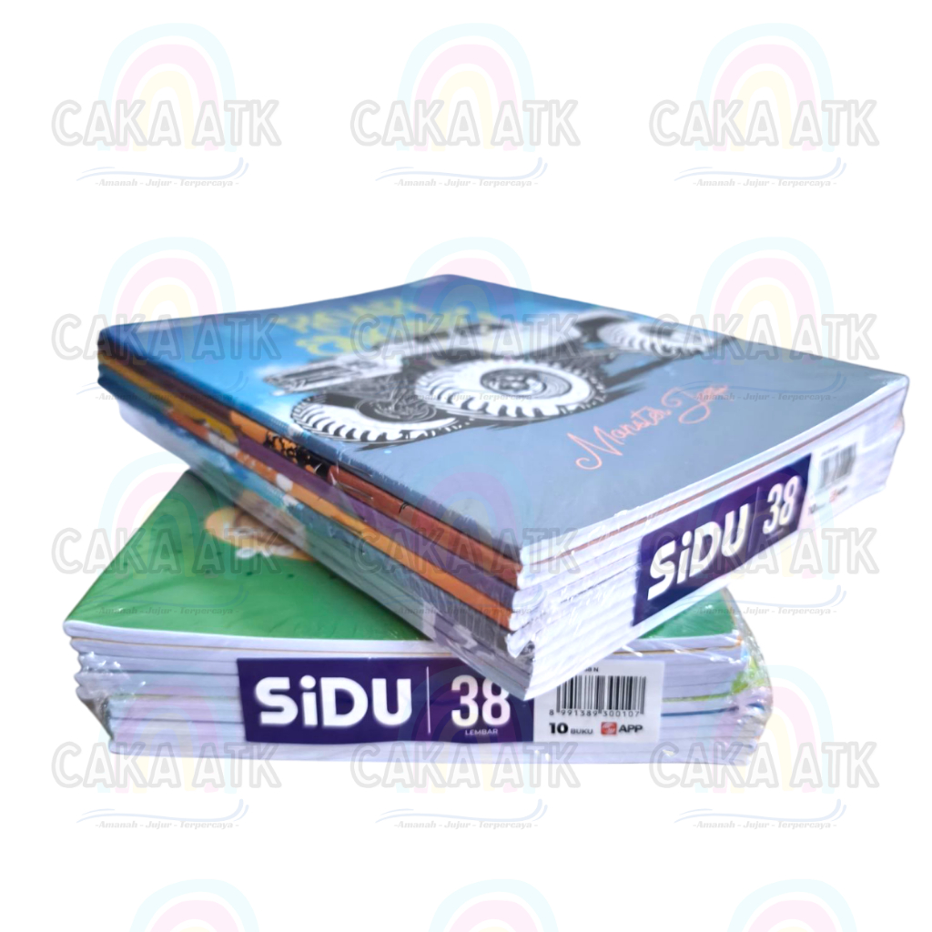 

[ 1 Pak ] Buku Tulis SIDU isi 38 Lembar / Buku SIDU Original Berkualitas / Buku Sidu Murah