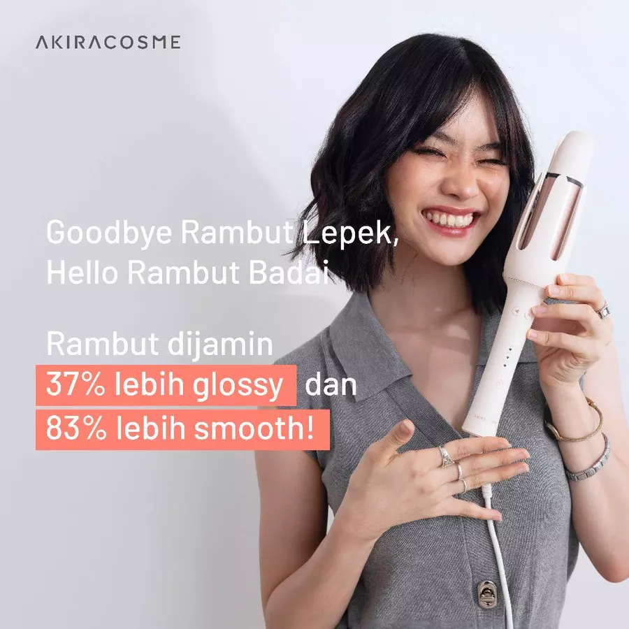 Catokan Curly Otomatis Catokan Keriting Rambut Otomatis Ceramics Curly