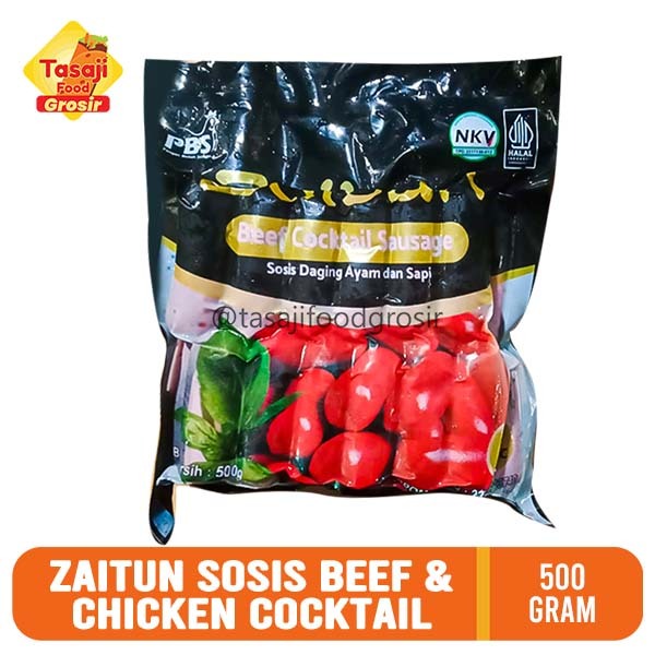 

Zaitun Sosis Beef & Chicken Cocktail 500 Gram Grosir