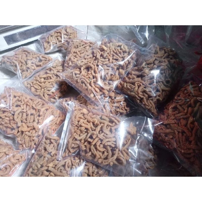 

Keripik Usus Ayam Krispi 250gr/Kripik Usus Ayam Goreng