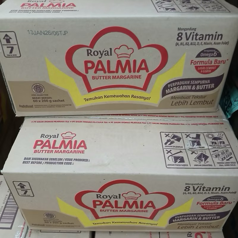 

Palmia Royal 200g kemasan 1 dus isi 60pcs