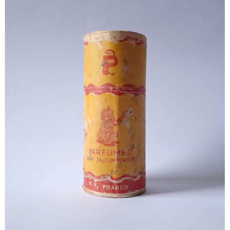 Antik Pajangan Bedak Lama N.V. Pharco Box Kertas NOS Segel Baru Stok Lama Display Only Tua