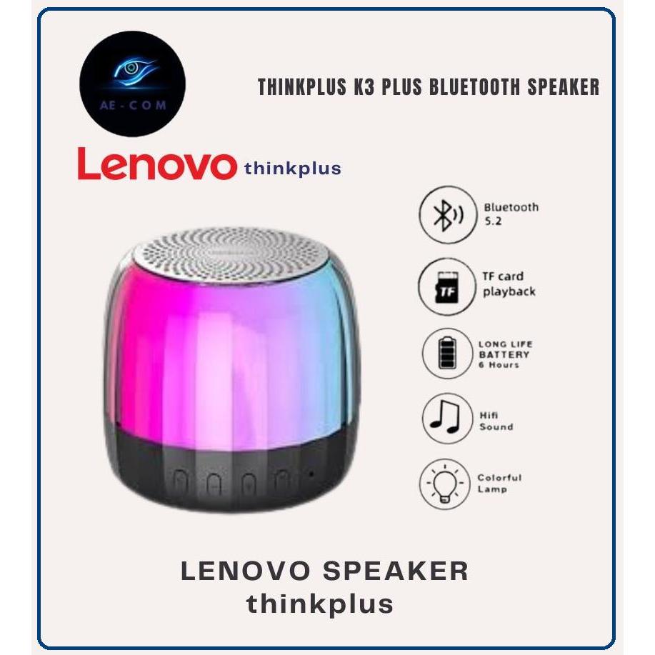 LENOVO THINKPLUS BLUETOOTH PORTABLE SPEAKER STEREO WIRELESS