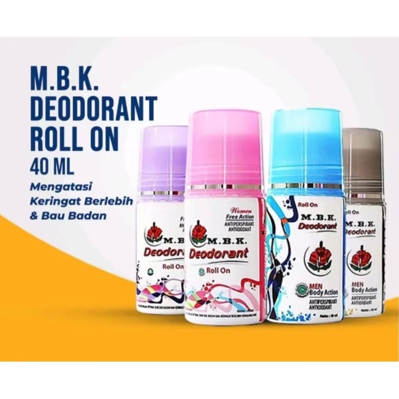 MBK deodorant roll on 40 ml - roll on mbk