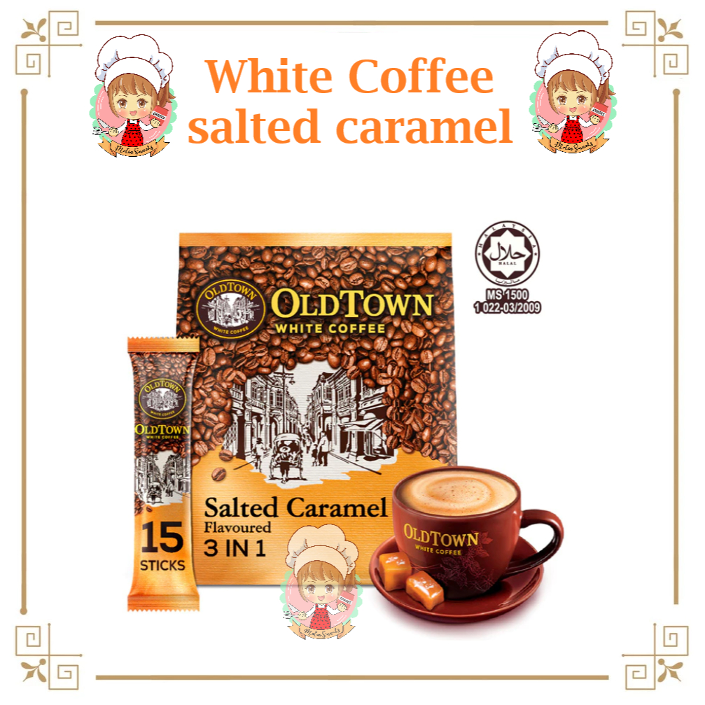 

OLDTOWN Salted Caramel Instant 3in1 Premix White Coffee 35g x 15s