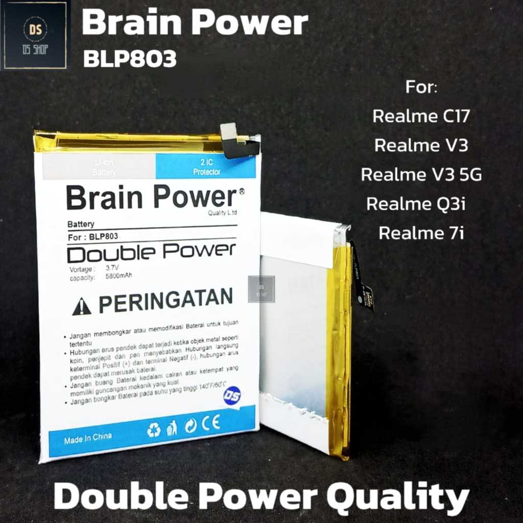 Baterai Hp Duoble Power BLP803 Realme 7I / Realme 8 5G / V3 / C17 / A53 2020 / A17 CPH2477 / A17K CP