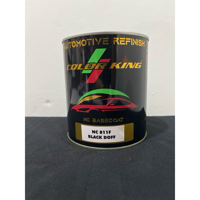 CAT BLACK DOFF NC COLOR KING 1 LITER . CAT NC HITAM DOFF NC