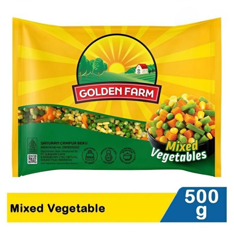 

Golden Farm Mixed Vegetables 500G