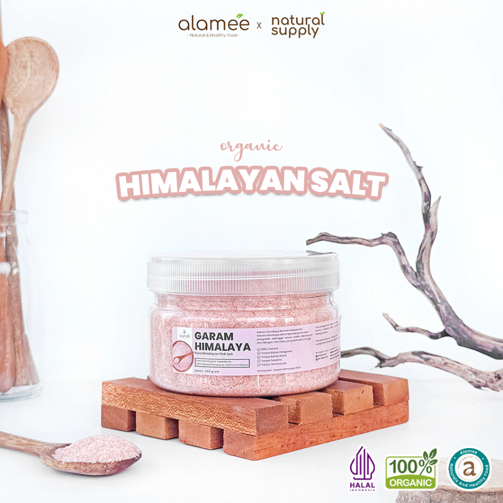 

Garam Himalaya Original Natural Pink Salt Premium 250gr hibiscus food