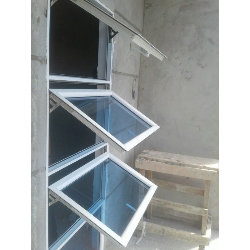 Jendela Aluminium 3 Daun Hidup Bisa Custom Ukuran Free Packing Kayu