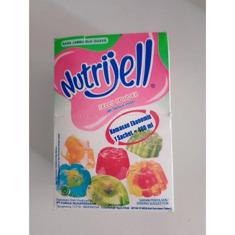 

Nutrijell rasa jambu biji,isi 12 sachset @plastikdanbahankue