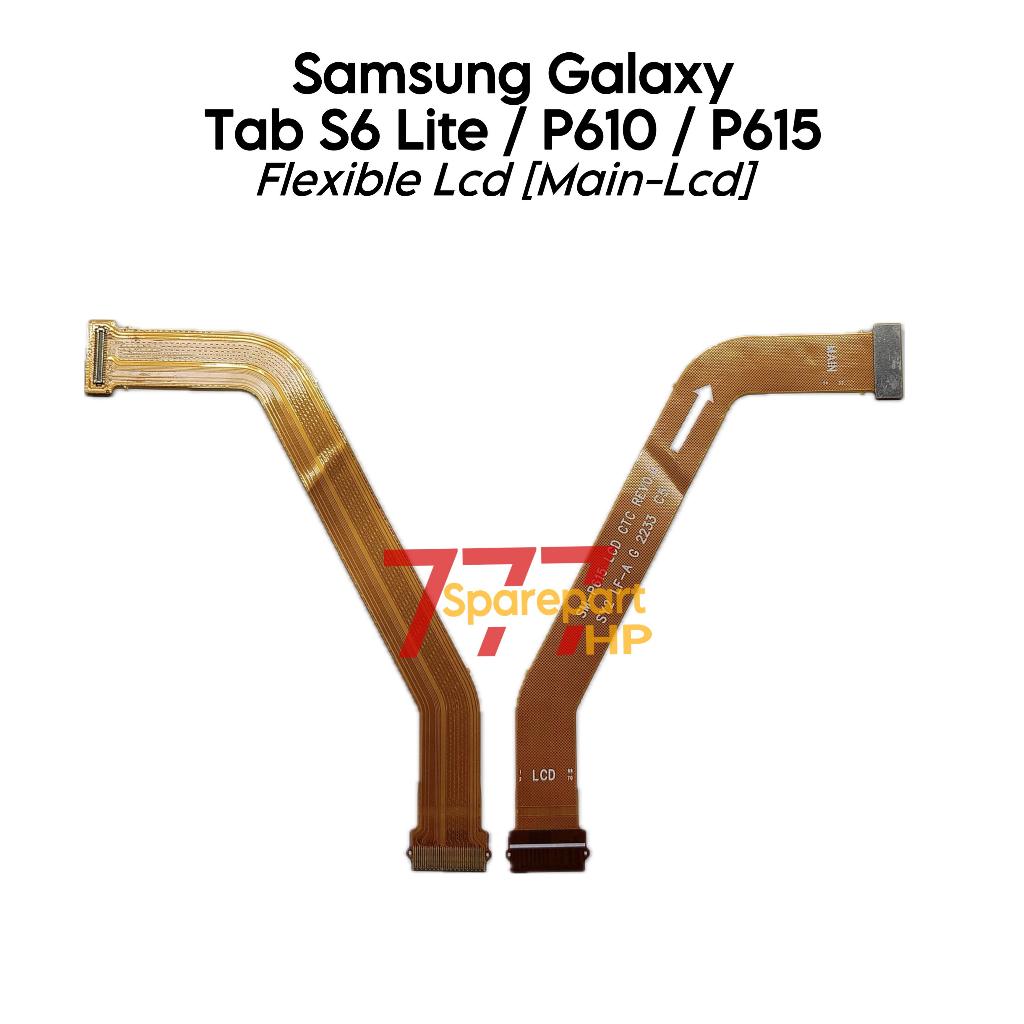 Flexible LCD ( MAIN ke LCD ) Samsung Galaxy Tab S6 Lite / P610 / P615 - Flexibel Fleksibel Fleksible