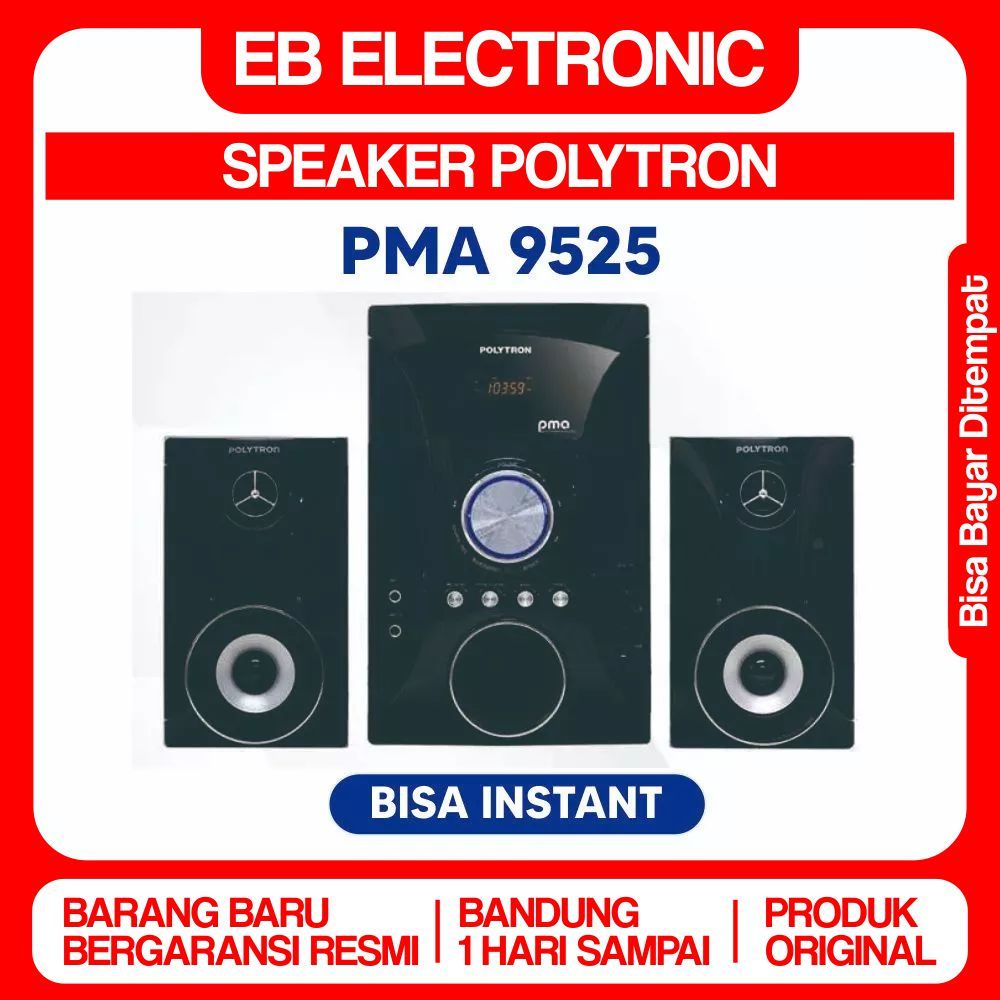 POLYTRON PMA 9525 /W Multimedia 9525 FM Bluetooth Speaker PMA 9525 /B