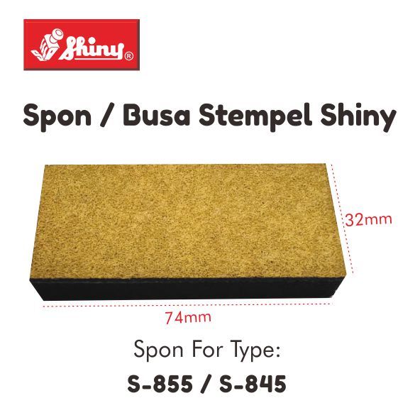 

Spon/Busa/Bantalan Shiny Type S-855 / S-845