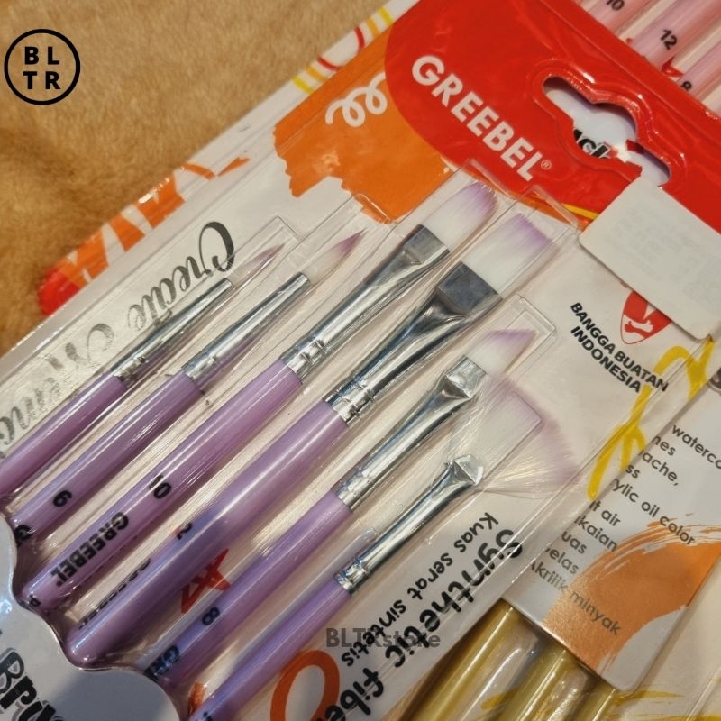 

SET//GREEBEL KUAS LUKIS BRUSH PAINT SET(BRSHP246MX)/NEW ORIGINAL