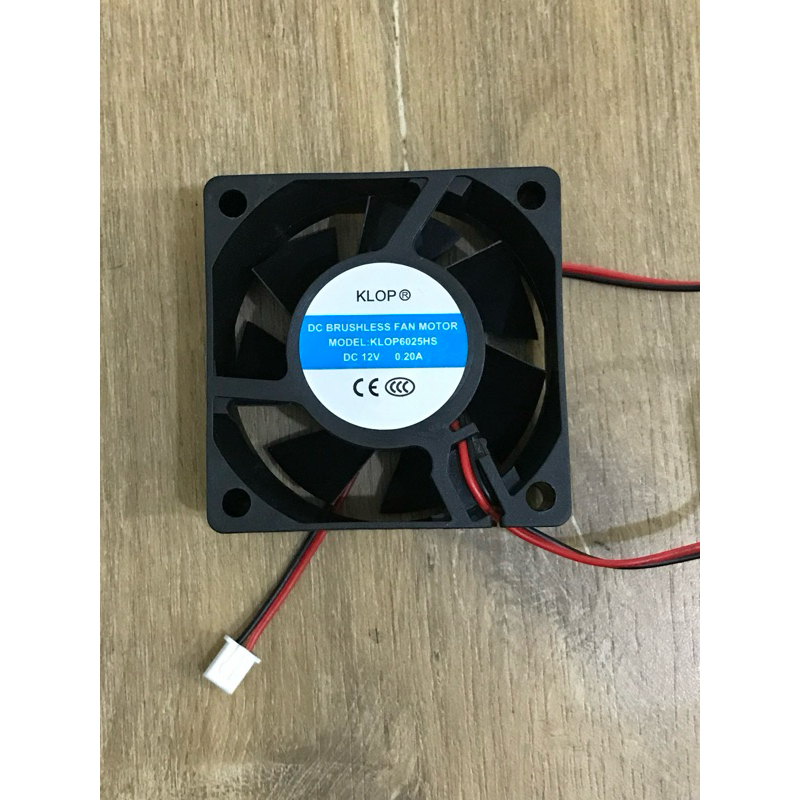 FAN DC KIPAS 6CM 12V VISERO/KLOP/STS/BE