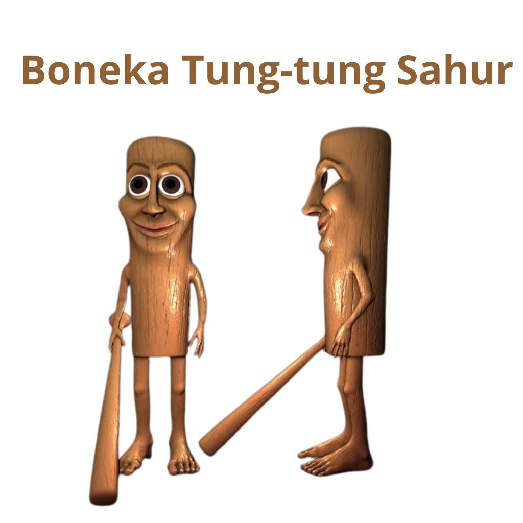 Boneka Anomali Tung Tung Sahur Boneka Tung-Tung Sahur / Tung Tung Sahur / Game Tung-Tung Sahur