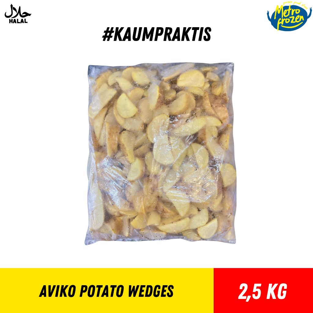 

AVIKO Potato Wedges 1kg //kentang wedges