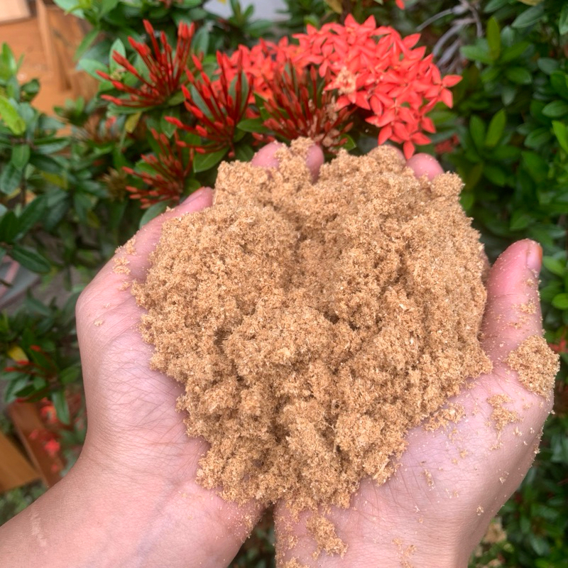 Serbuk Kayu Jati Halus 100gr / Serbuk Alas Kandang Hamster / Serbuk Kayu Bersih Termurah