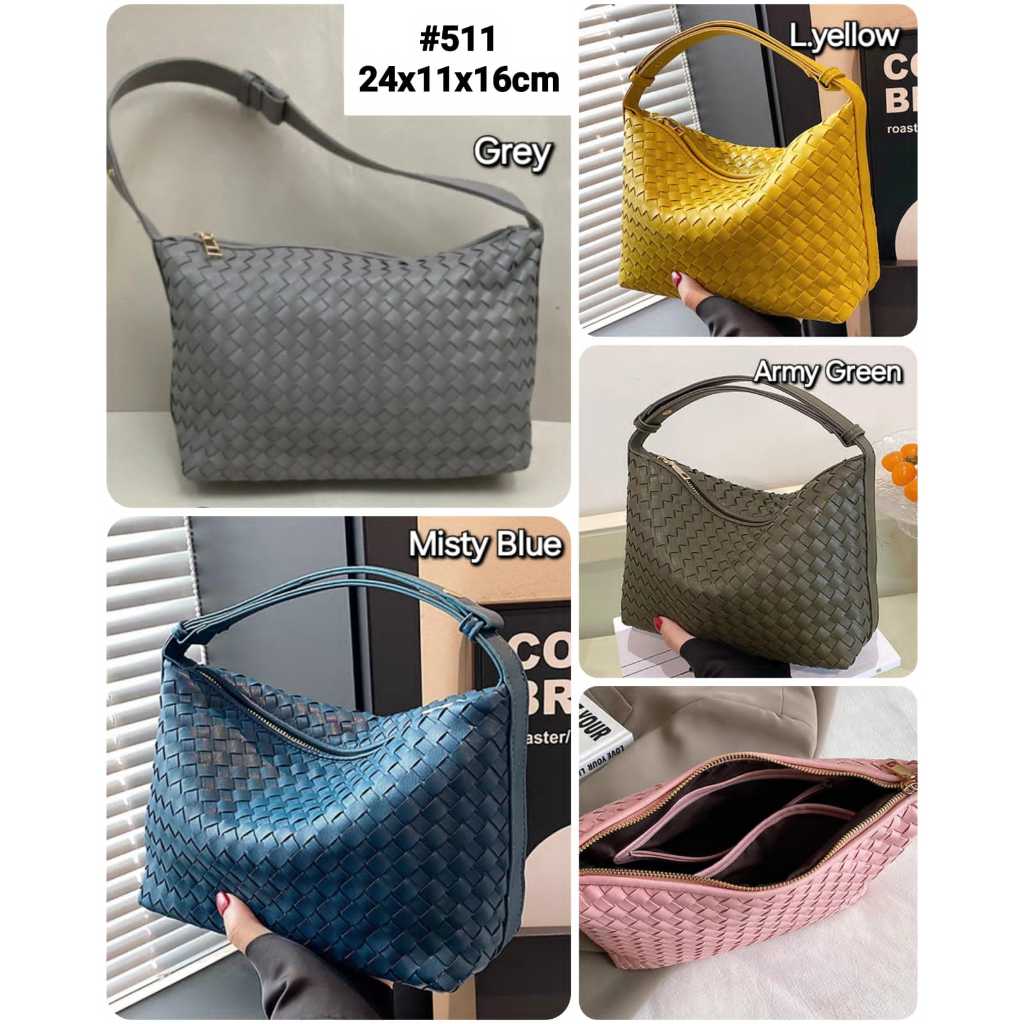 TAS WANITA BV01 ANYAM HOBO