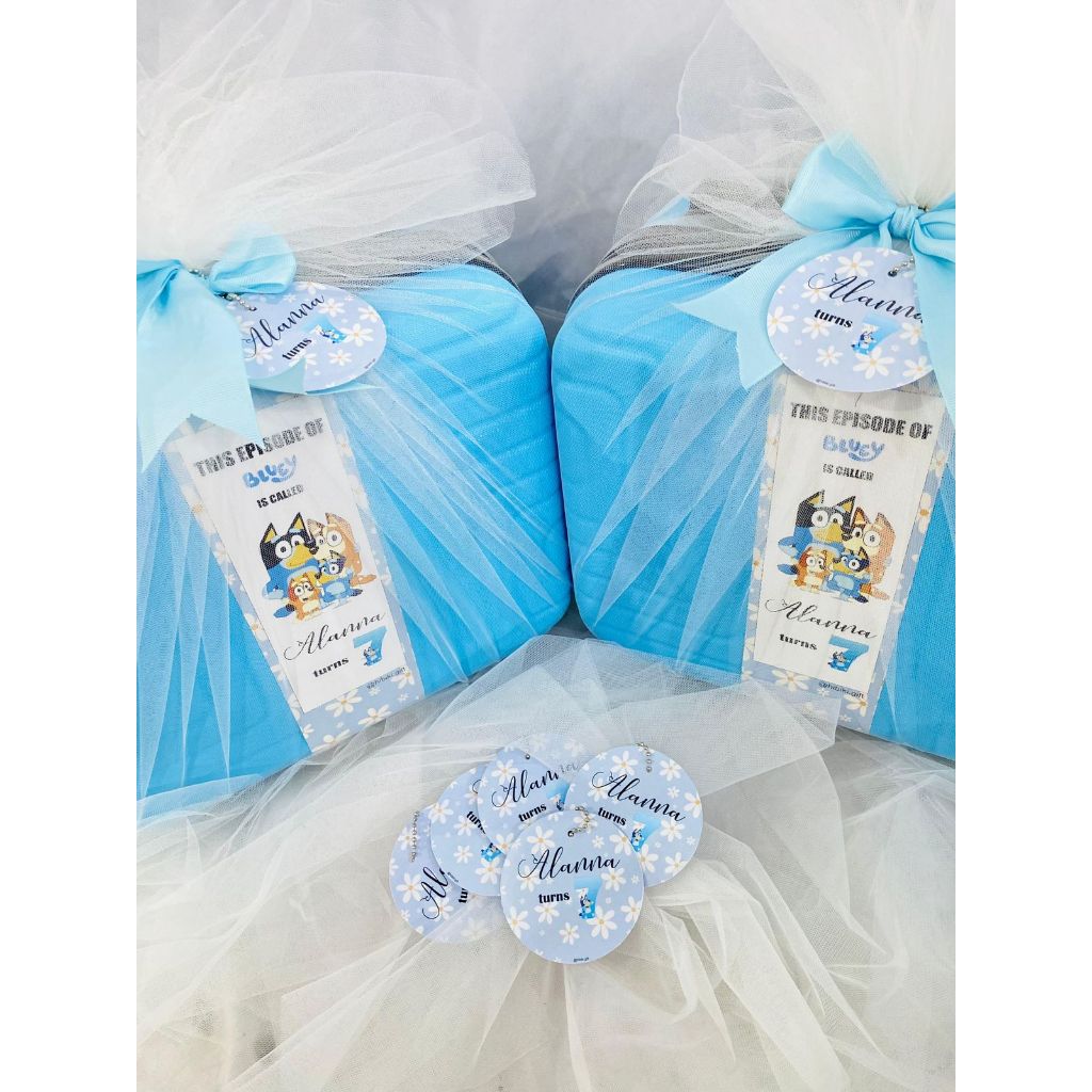 Hamper Anak Luggage Series/ Goodie Bag Koper/ Hamper Anak Koper Bisa Tema Apa Aja (Spiderman, Bluey,
