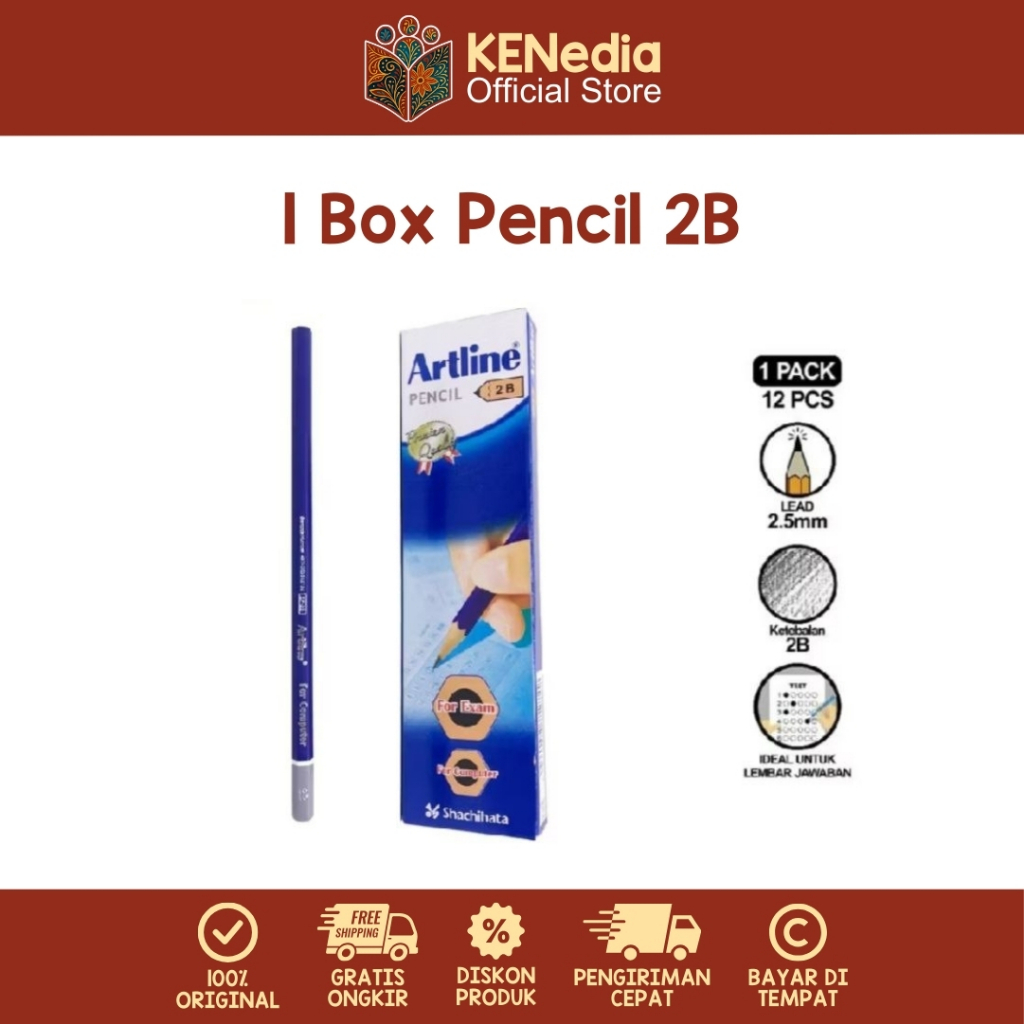 

[1 BOX / 12 PCS] Pencil Artline / ORIGINAL PREMIUM