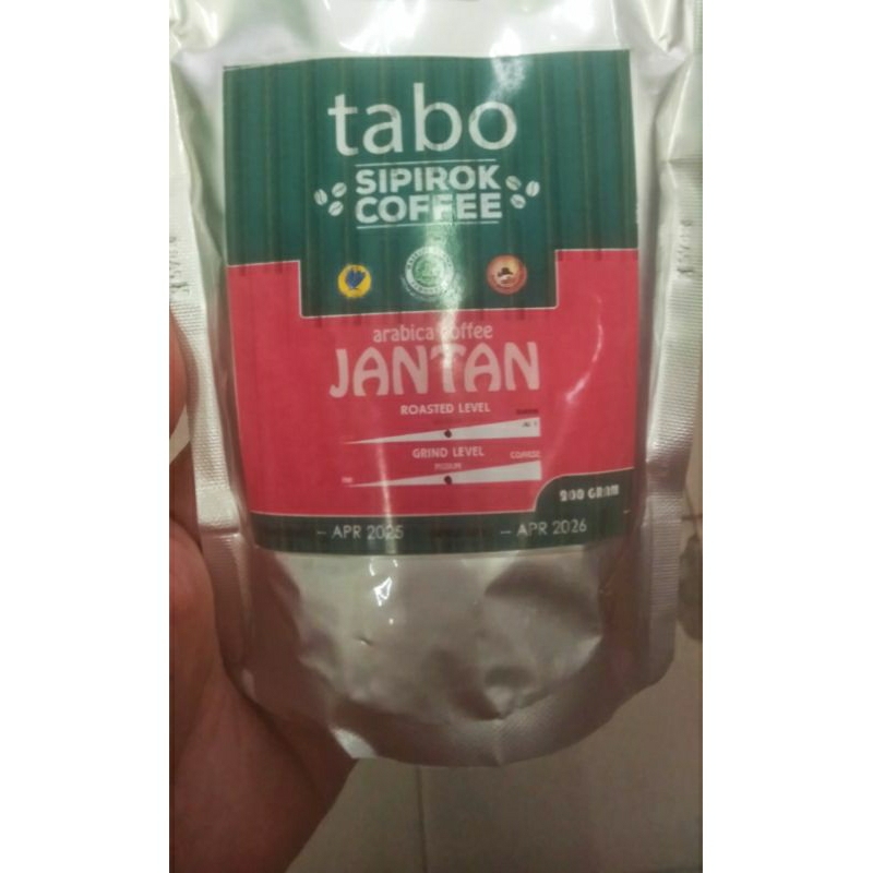 

Tabo Arabika Kopi 200gr Khas Sipirok Medium Level