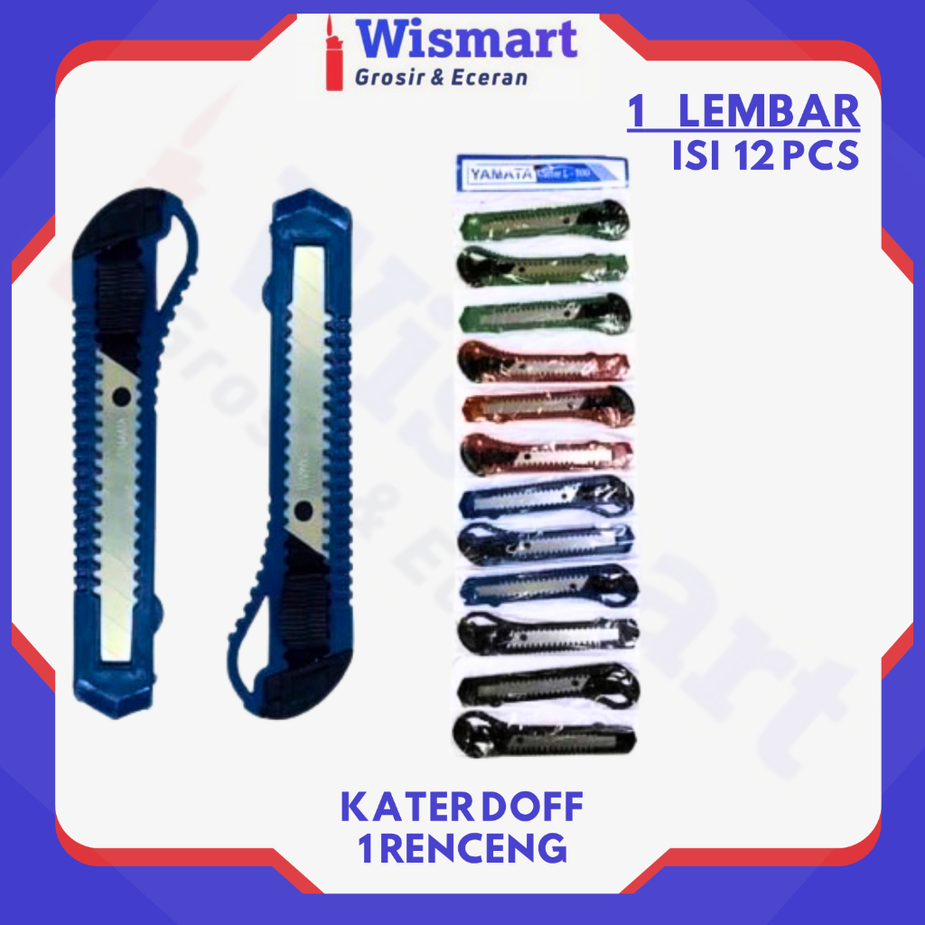

[ 12 PCS ] CUTTER BUTEK BESAR / KECIL KATER MURAH K 500 YAHAHA / YIHIHI / YAMATA / JD KATER DOFF